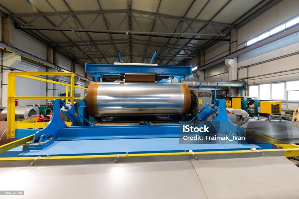 Continuous coil coating production line