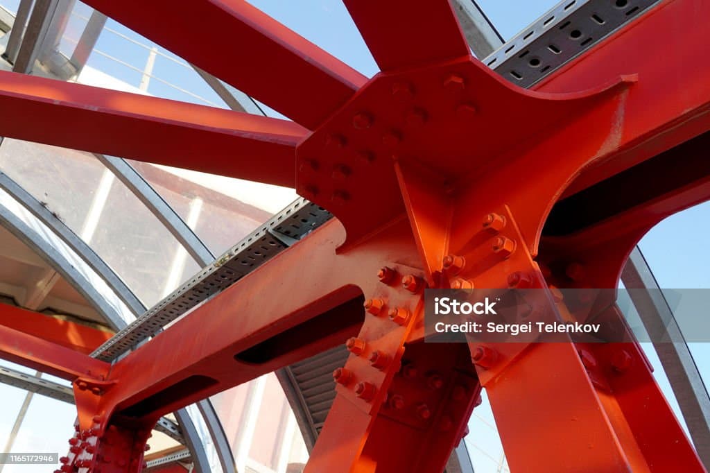 Polyurethane enamel coating on metal surface